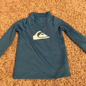 Quiksilver boys rash guard NWOT